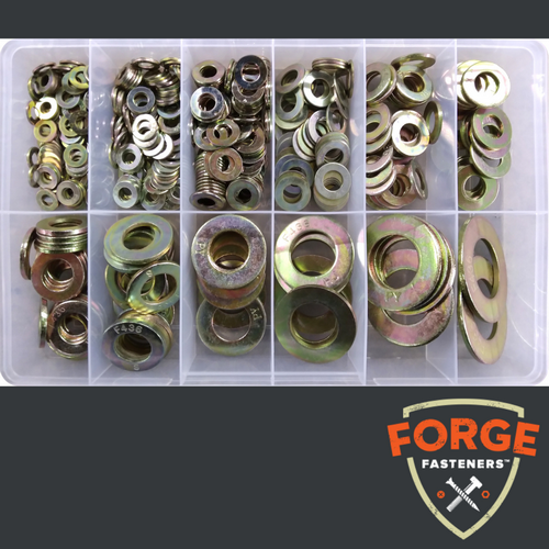 KIT WASHER FLAT HARDENED Z/C